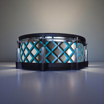 3D Tile Drum Wrap (Black Base)
