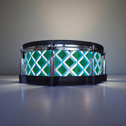 3D Tile Drum Wrap (White Base)