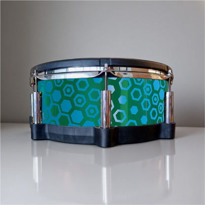 Hexagonal Fade Drum Wrap