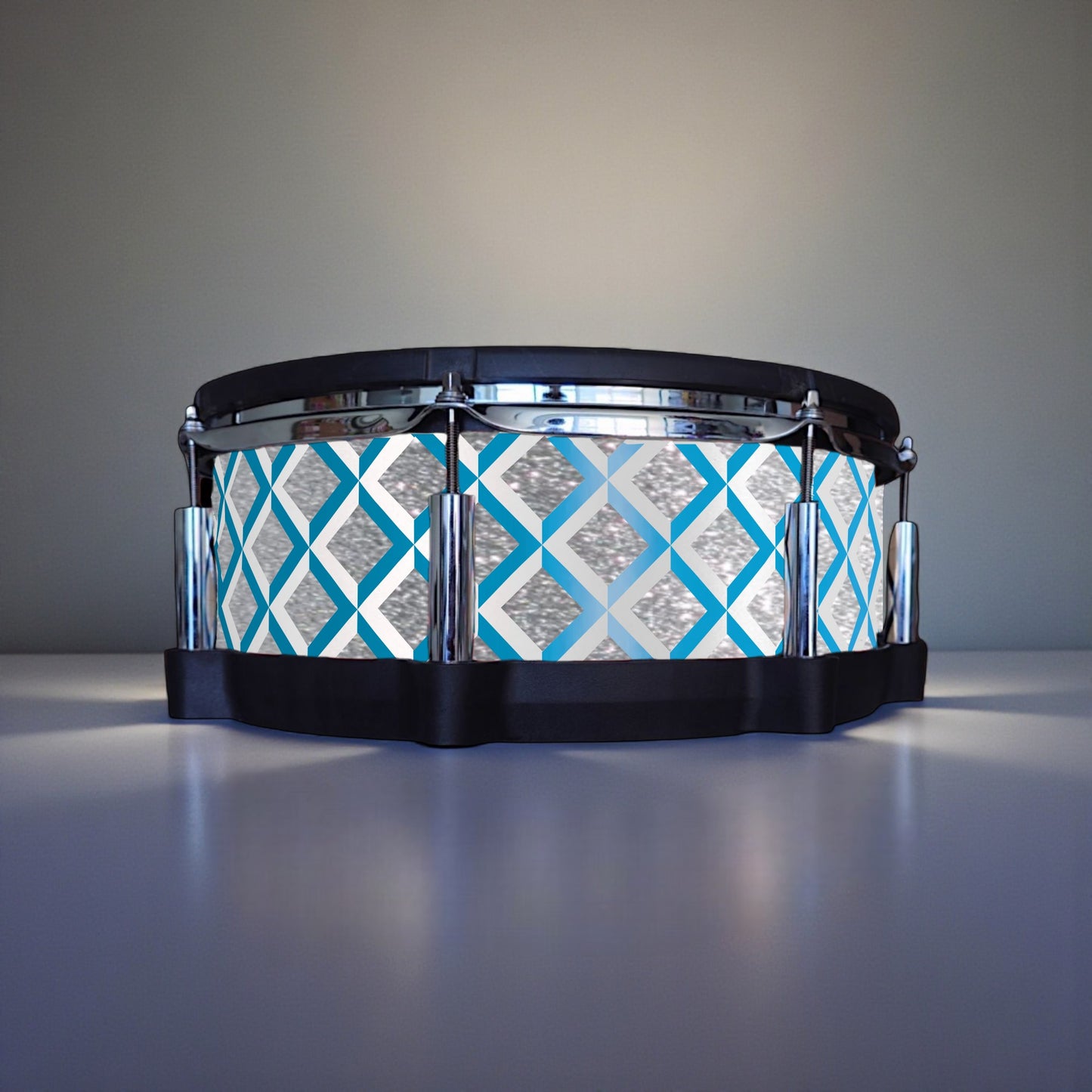 3D Tile Drum Wrap (White Base)