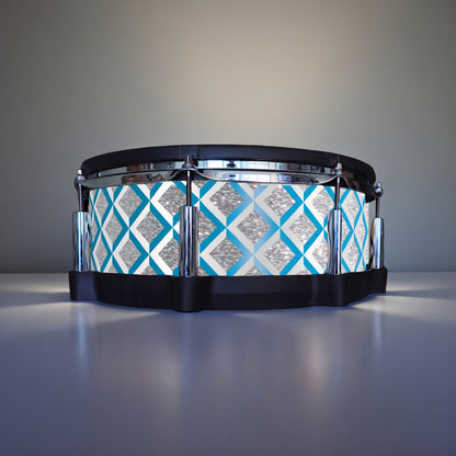 3D Tile Drum Wrap (White Base)