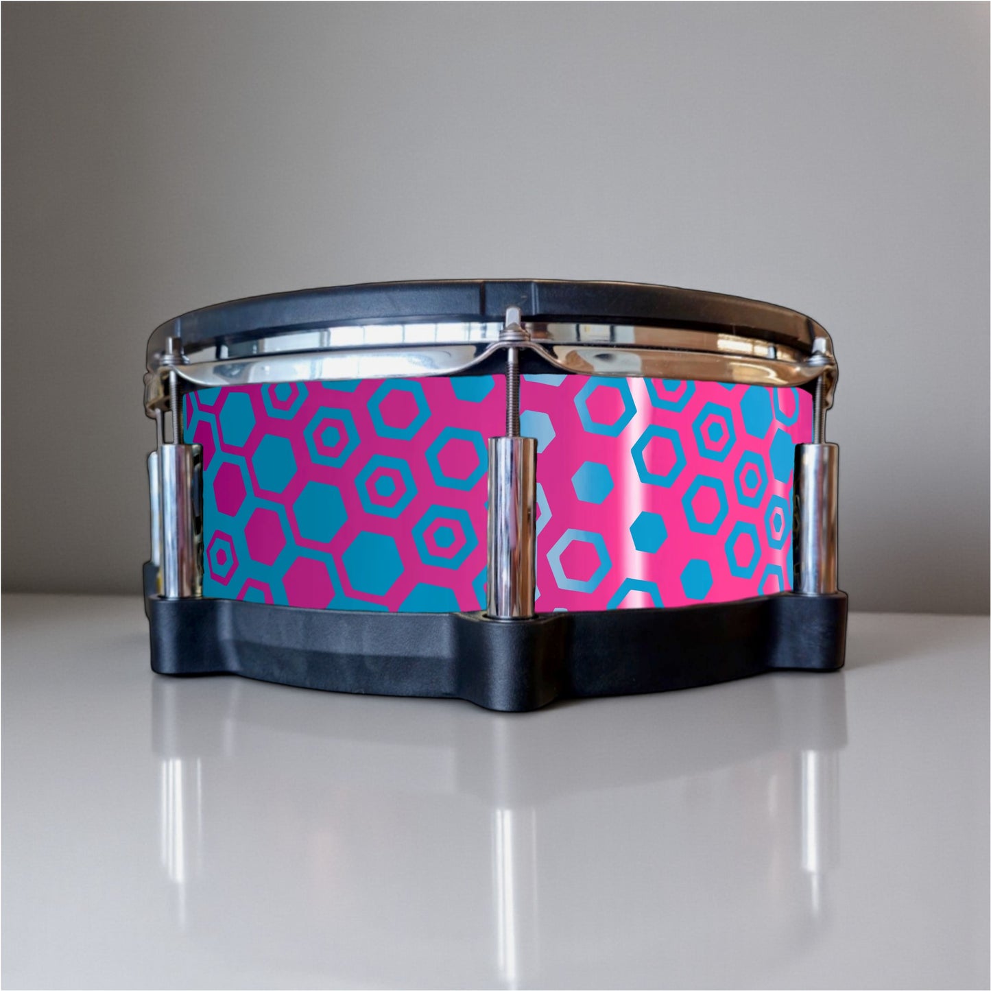 Hexagonal Fade Drum Wrap