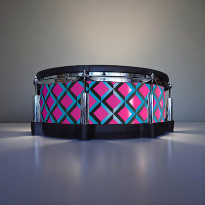 3D Tile Drum Wrap (Black Base)