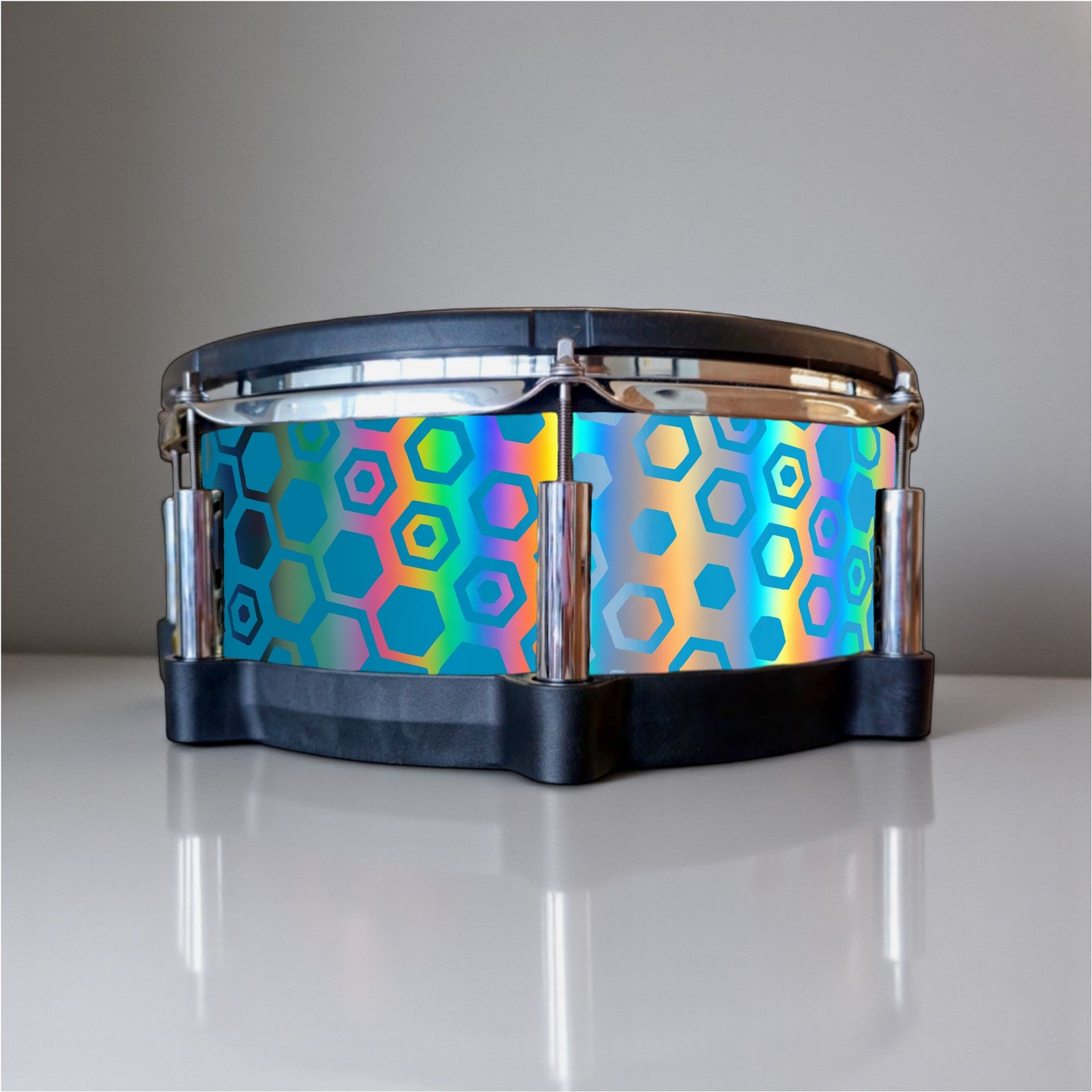 Hexagonal Fade Drum Wrap