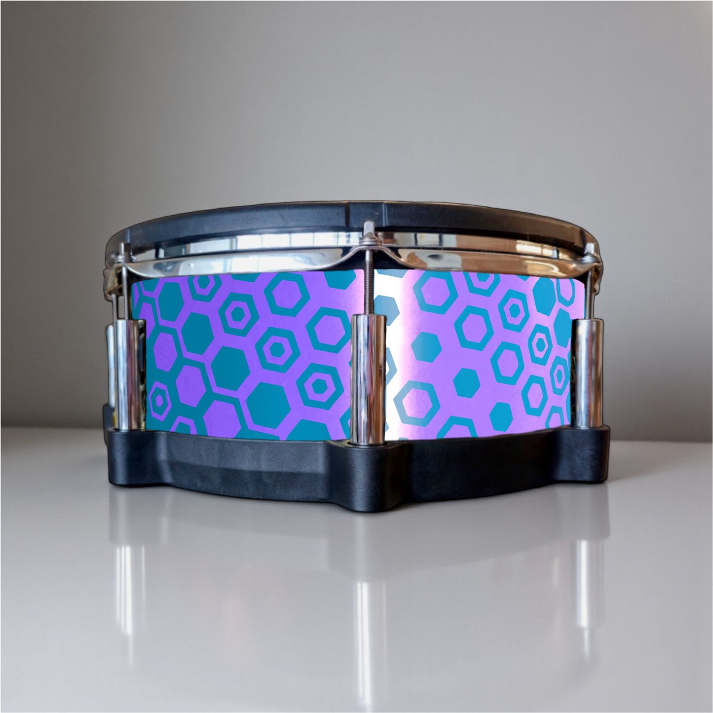 Hexagonal Fade Drum Wrap