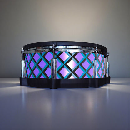 3D Tile Drum Wrap (Black Base)