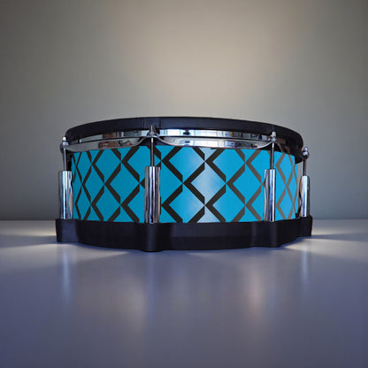 3D Tile Drum Wrap (Black Base)