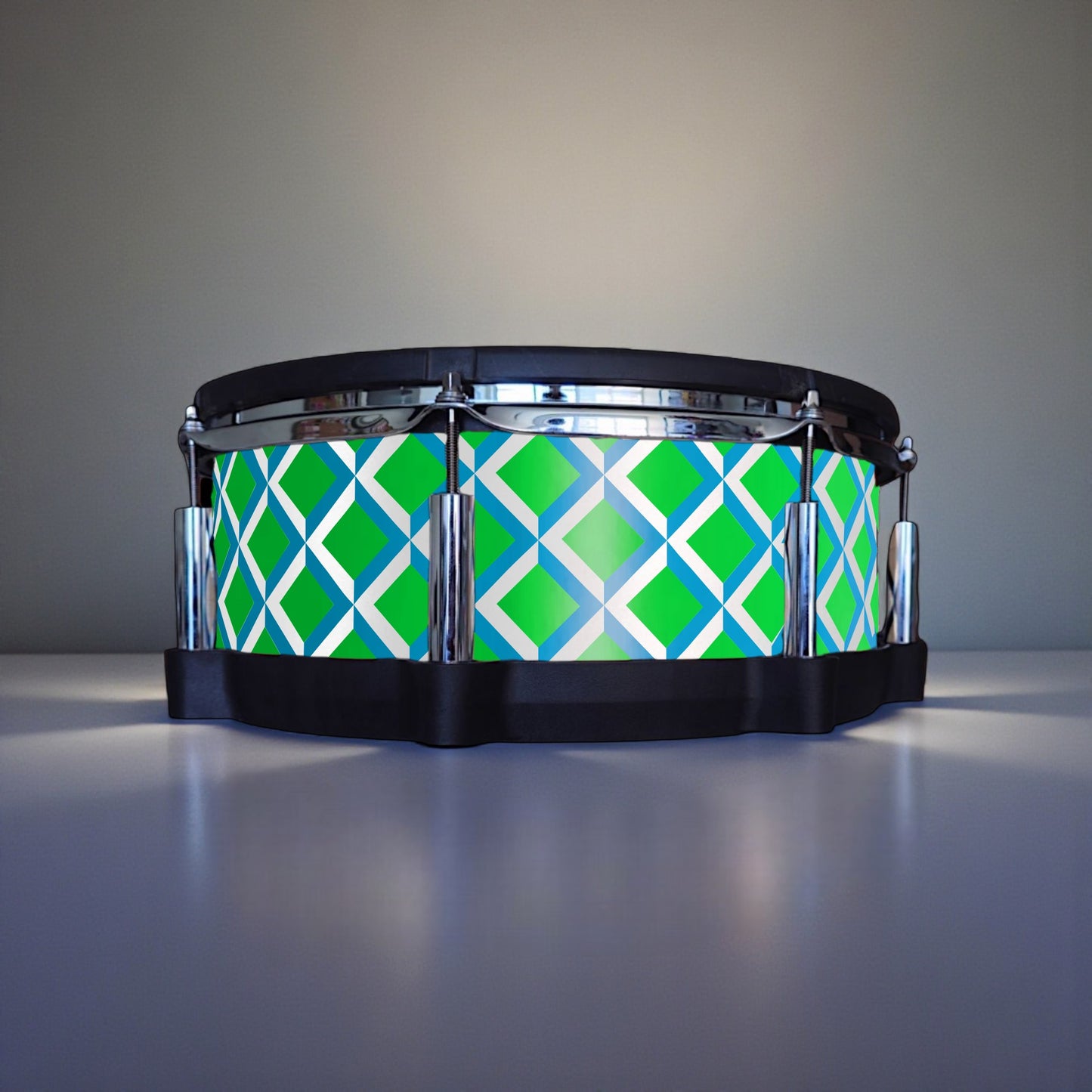 3D Tile Drum Wrap (White Base)