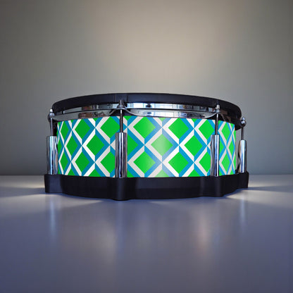 3D Tile Drum Wrap (White Base)