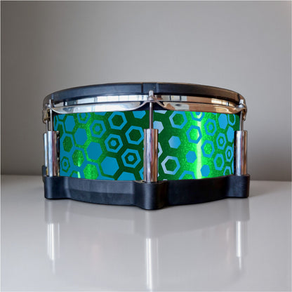Hexagonal Fade Drum Wrap