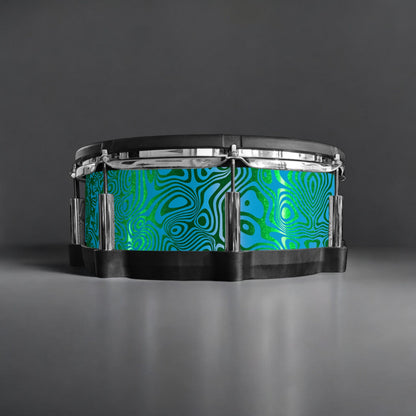 Psychedelic Swirl Drum Wrap