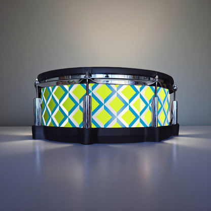 3D Tile Drum Wrap (White Base)