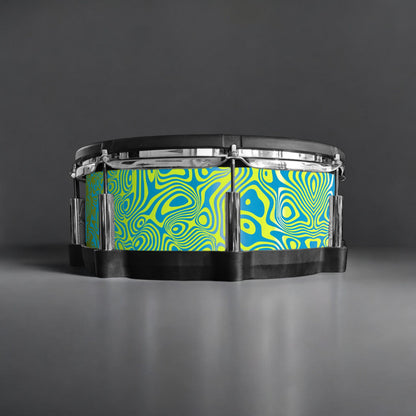 Psychedelic Swirl Drum Wrap