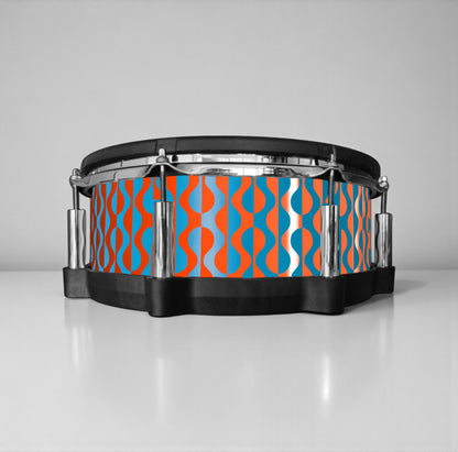Negative Circles Drum Wrap