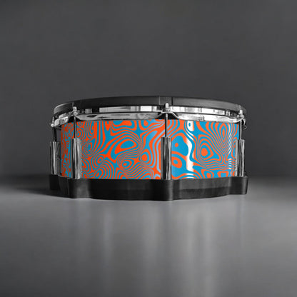 Psychedelic Swirl Drum Wrap