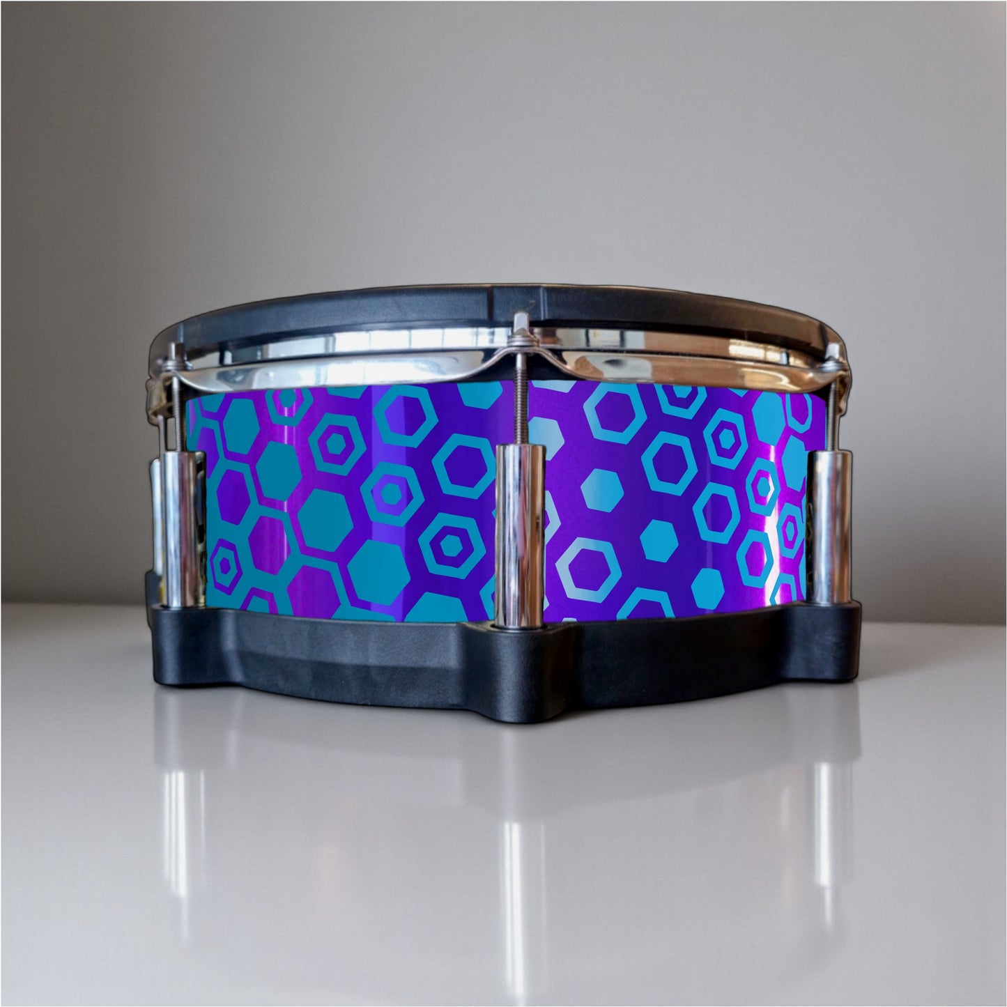 Hexagonal Fade Drum Wrap