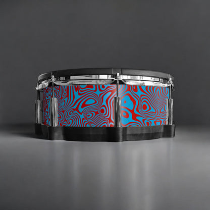 Psychedelic Swirl Drum Wrap