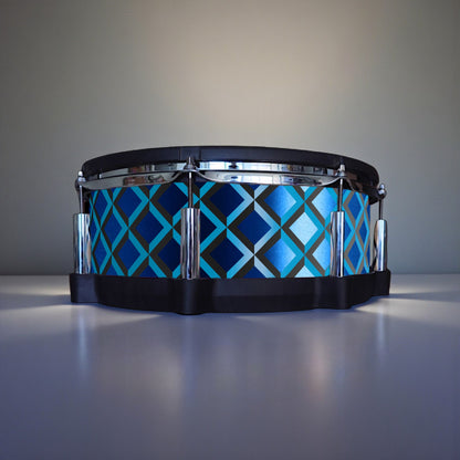 3D Tile Drum Wrap (Black Base)