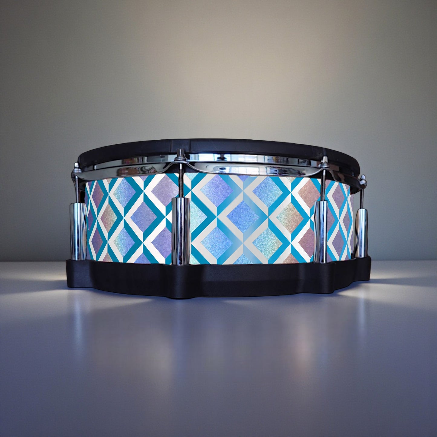 3D Tile Drum Wrap (White Base)