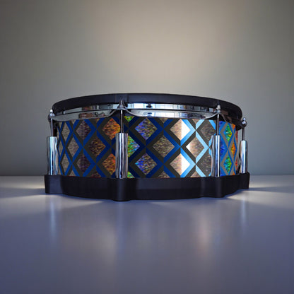 3D Tile Drum Wrap (Black Base)