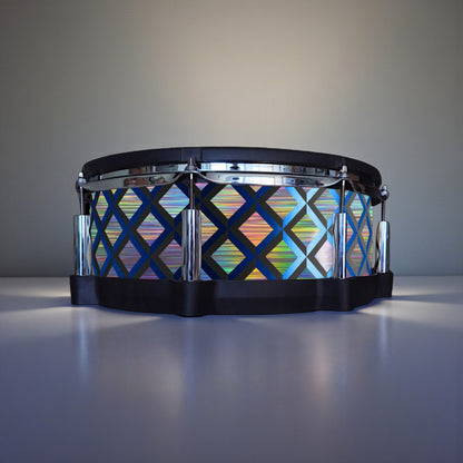 3D Tile Drum Wrap (Black Base)