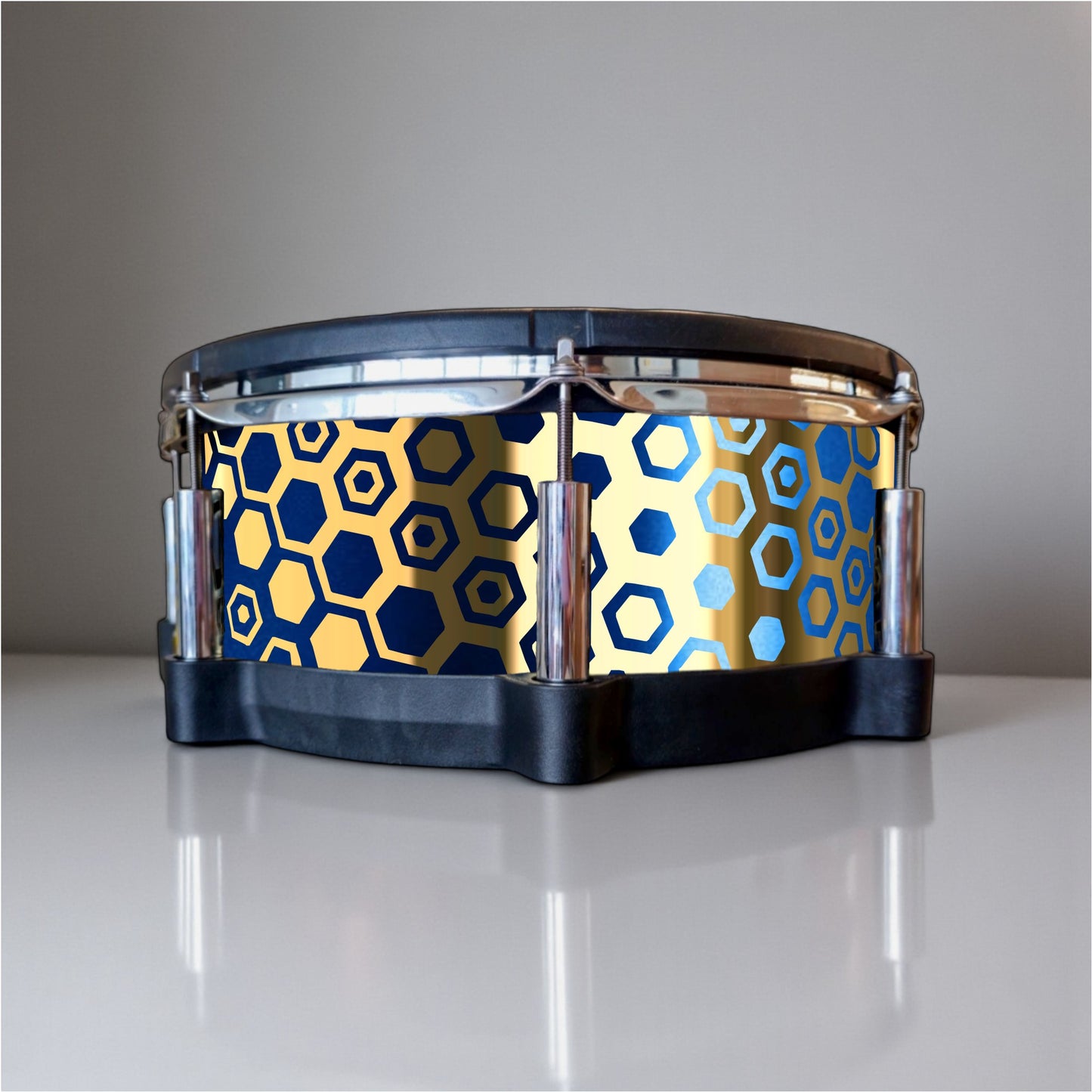 Hexagonal Fade Drum Wrap