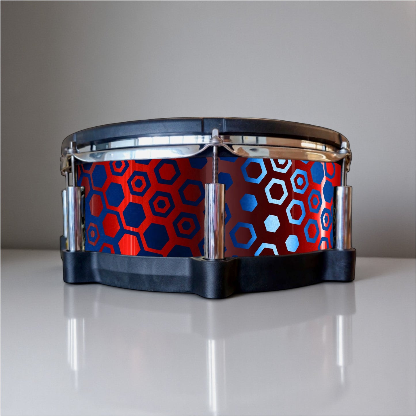 Hexagonal Fade Drum Wrap