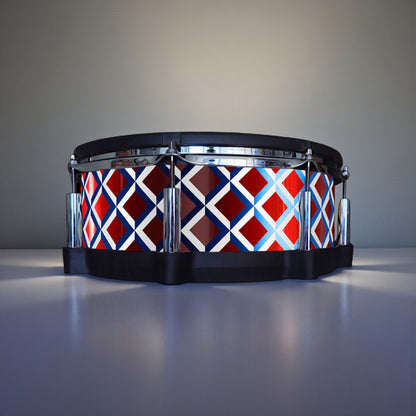 3D Tile Drum Wrap (White Base)