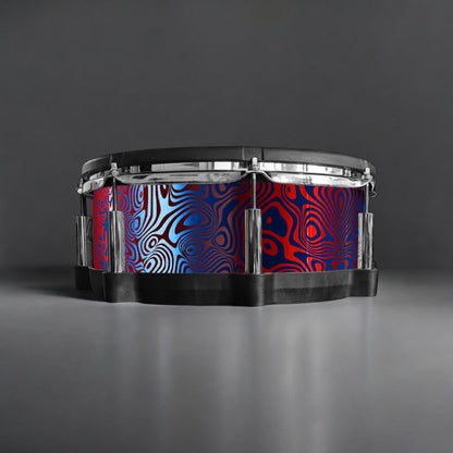 Psychedelic Swirl Drum Wrap