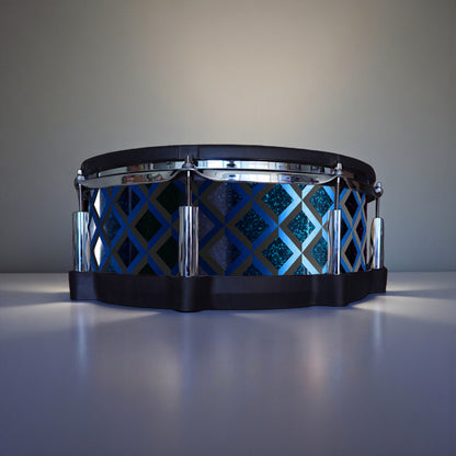 3D Tile Drum Wrap (Black Base)