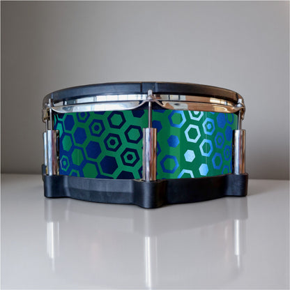 Hexagonal Fade Drum Wrap