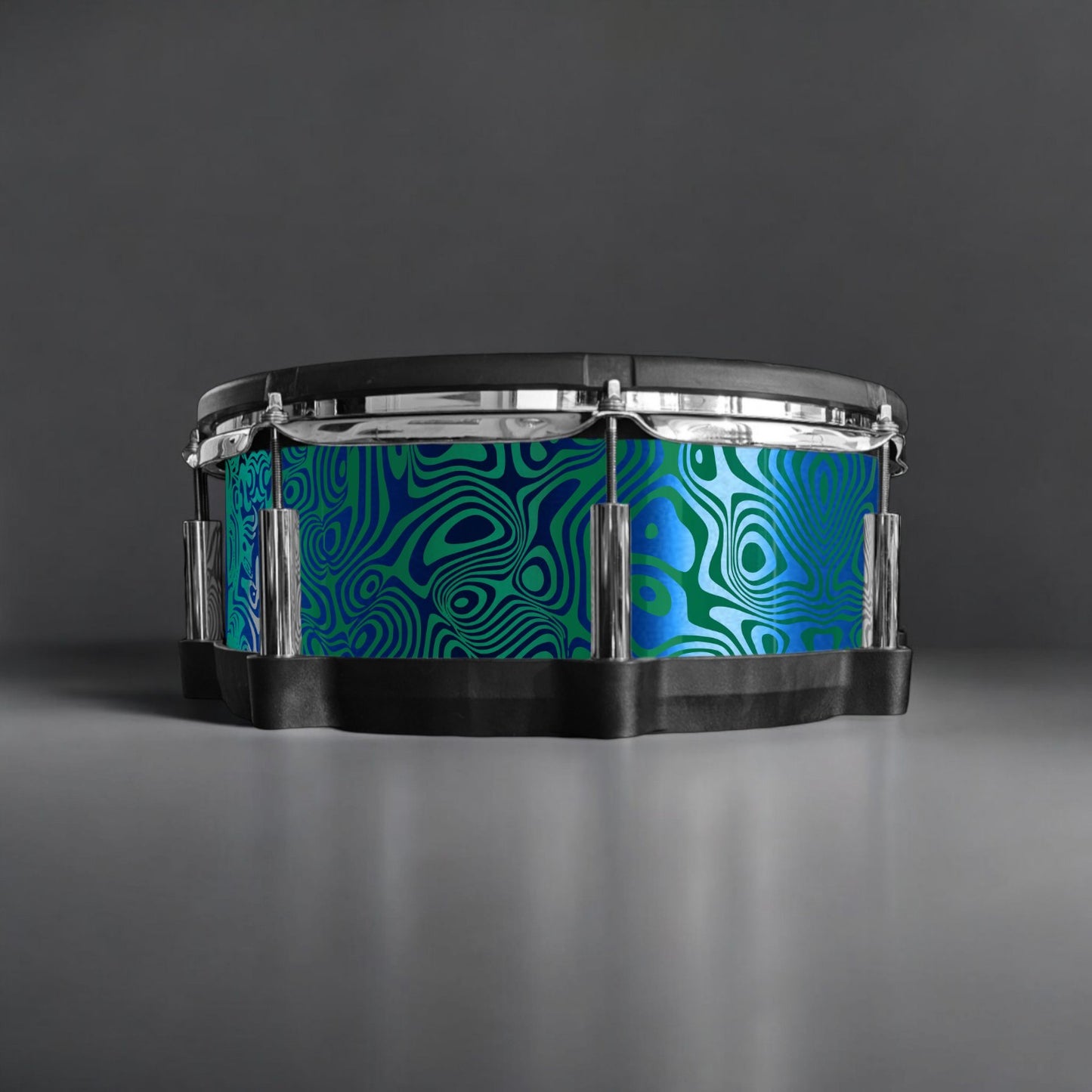 Psychedelic Swirl Drum Wrap