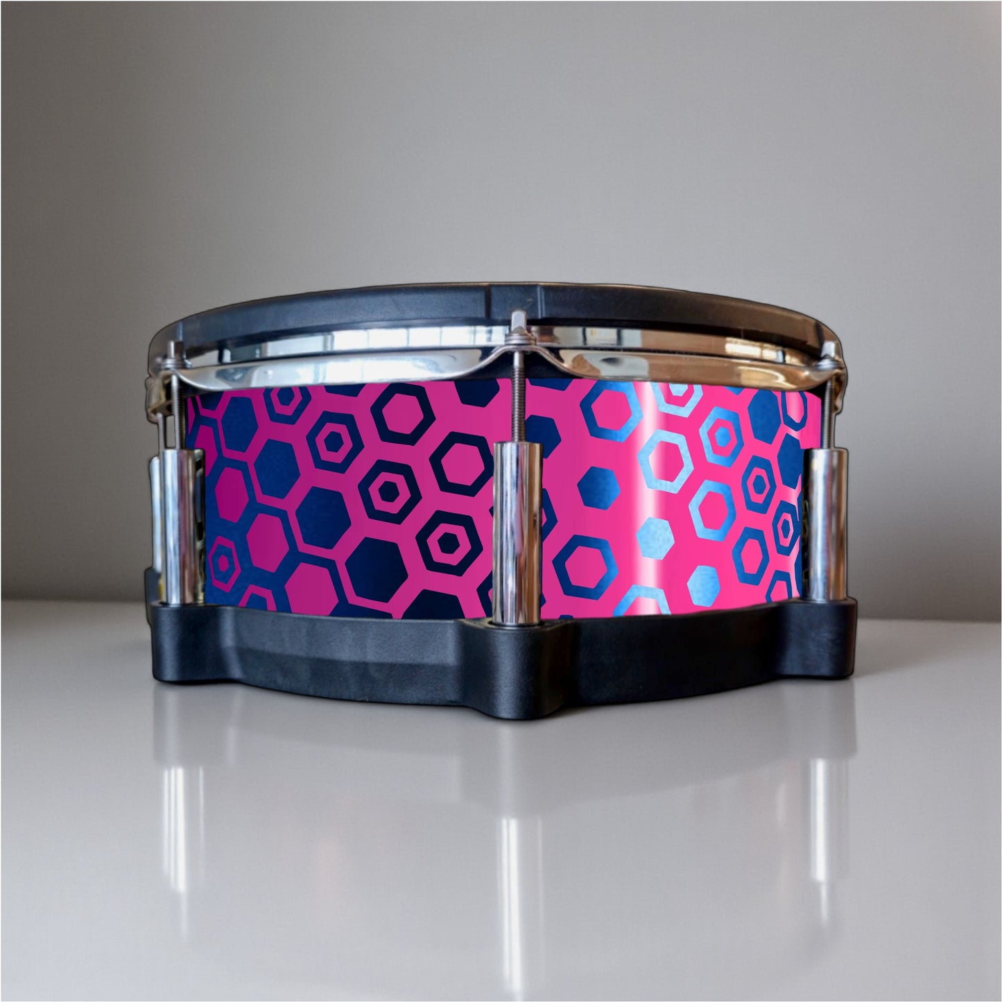 Hexagonal Fade Drum Wrap