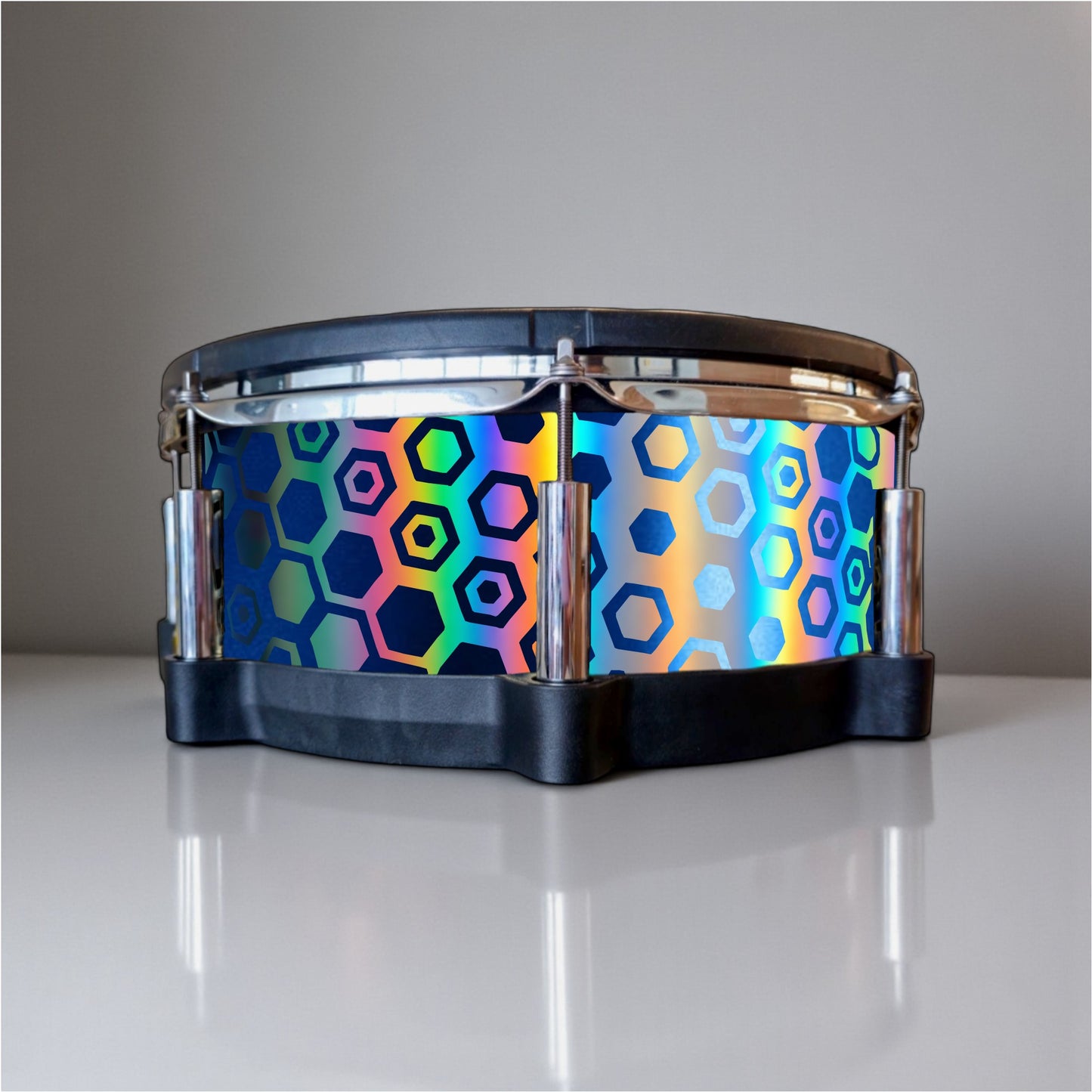 Hexagonal Fade Drum Wrap