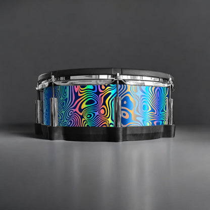 Psychedelic Swirl Drum Wrap