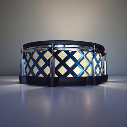 3D Tile Drum Wrap (Black Base)