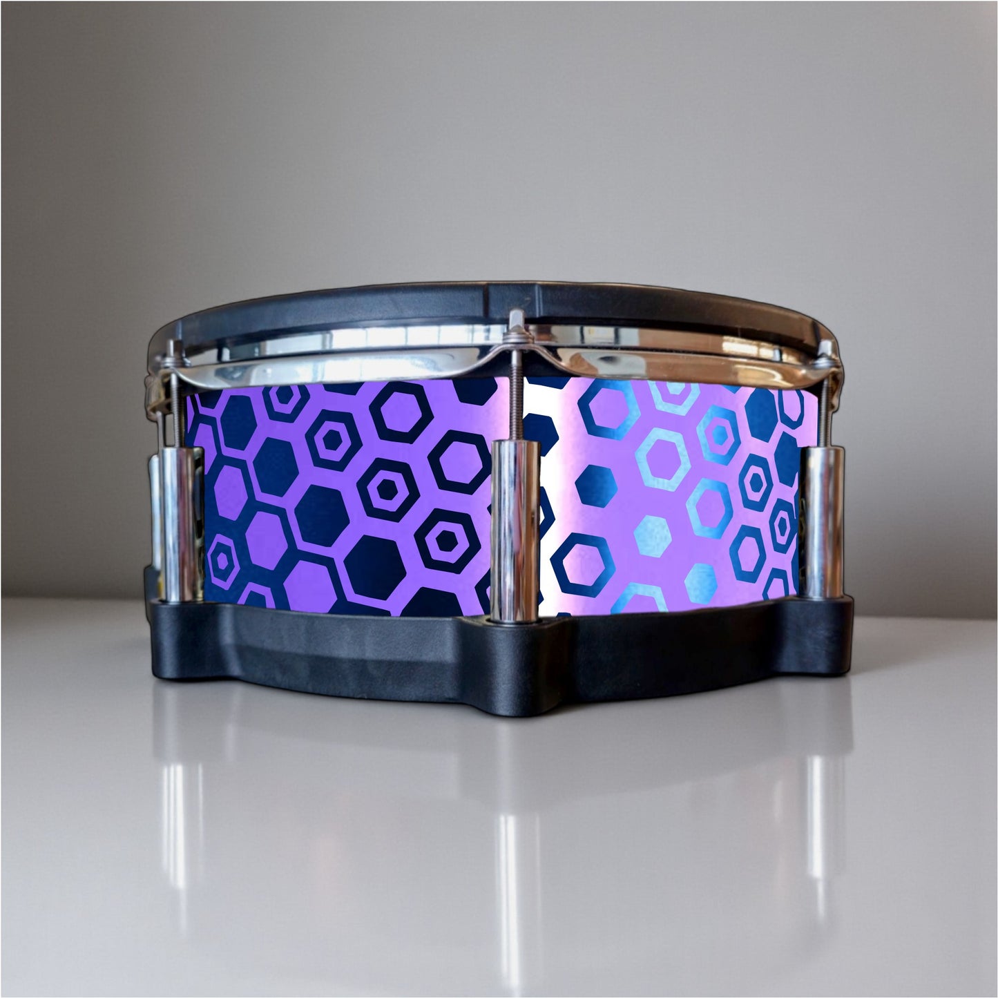 Hexagonal Fade Drum Wrap