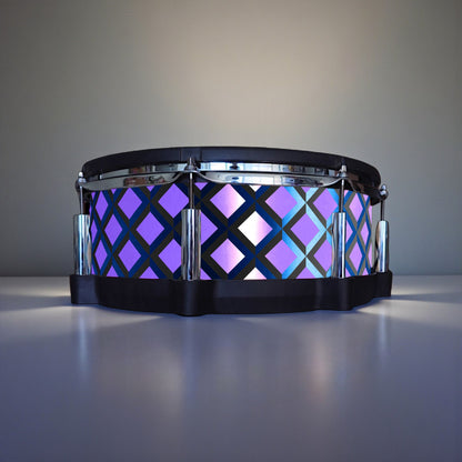 3D Tile Drum Wrap (Black Base)