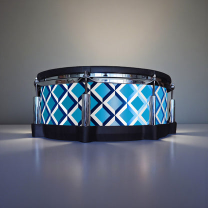 3D Tile Drum Wrap (White Base)