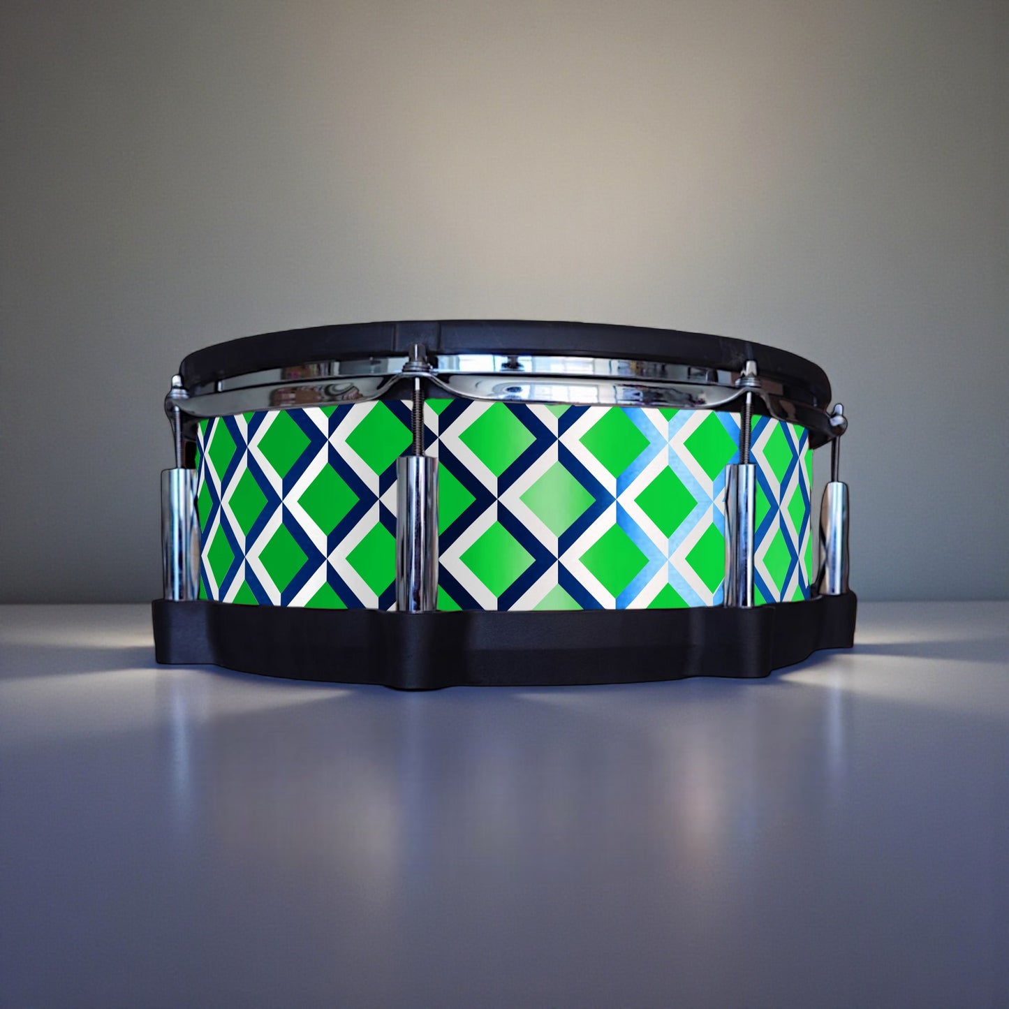 3D Tile Drum Wrap (White Base)