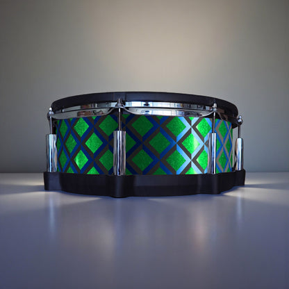 3D Tile Drum Wrap (Black Base)
