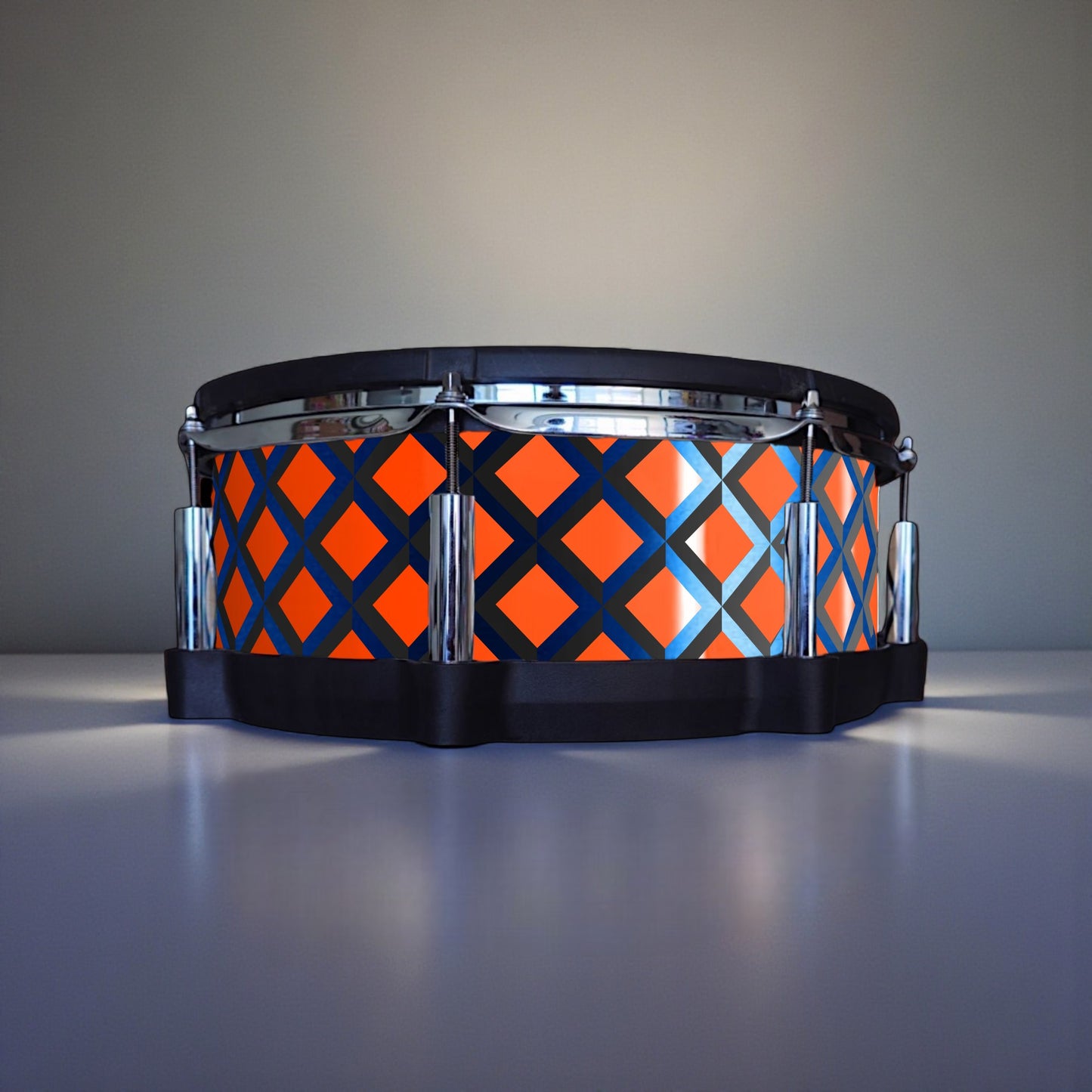 3D Tile Drum Wrap (Black Base)