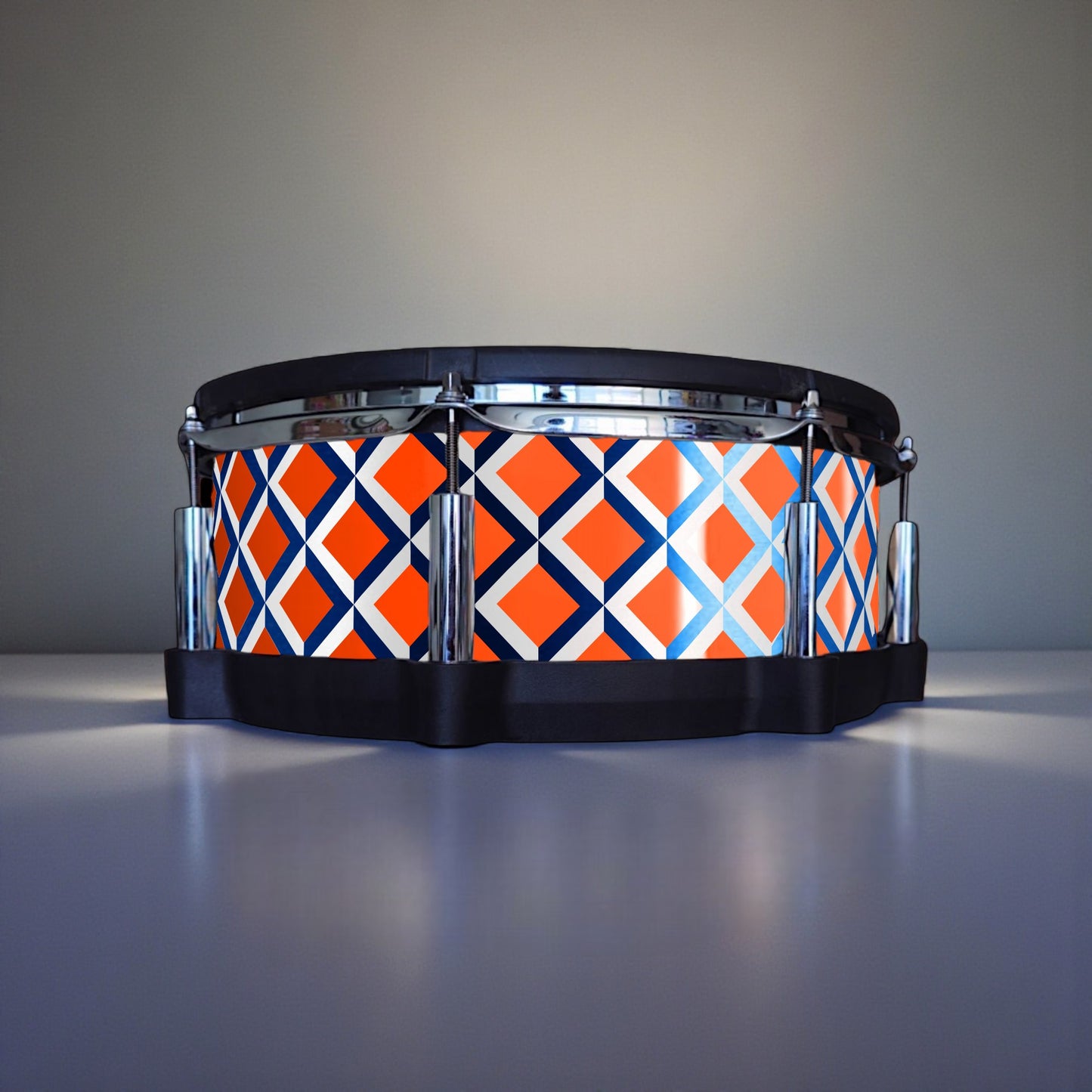 3D Tile Drum Wrap (White Base)