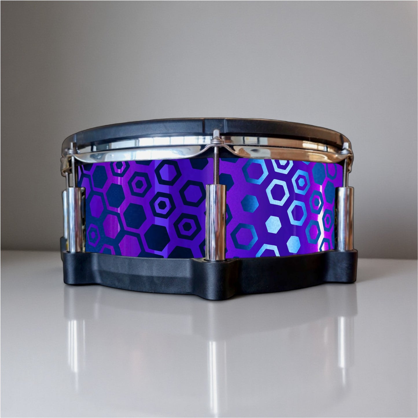 Hexagonal Fade Drum Wrap