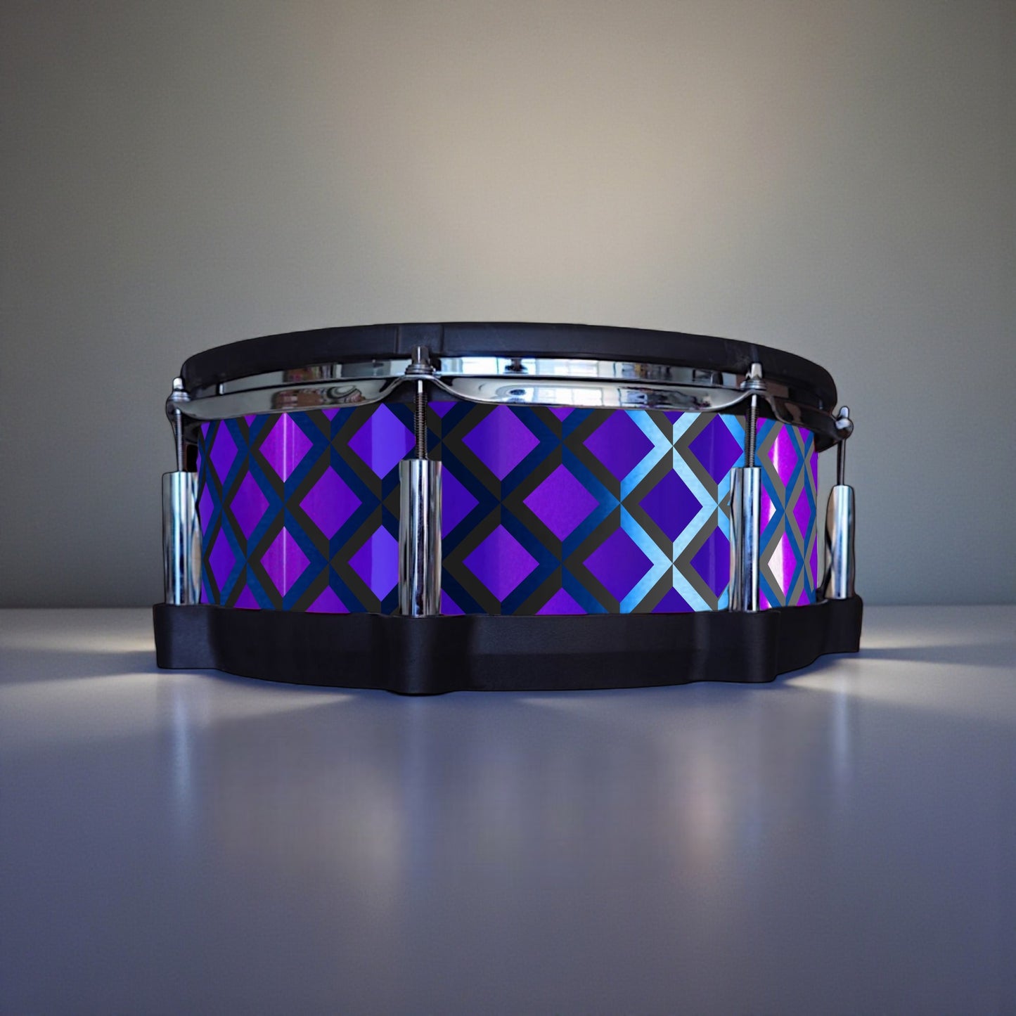 3D Tile Drum Wrap (Black Base)