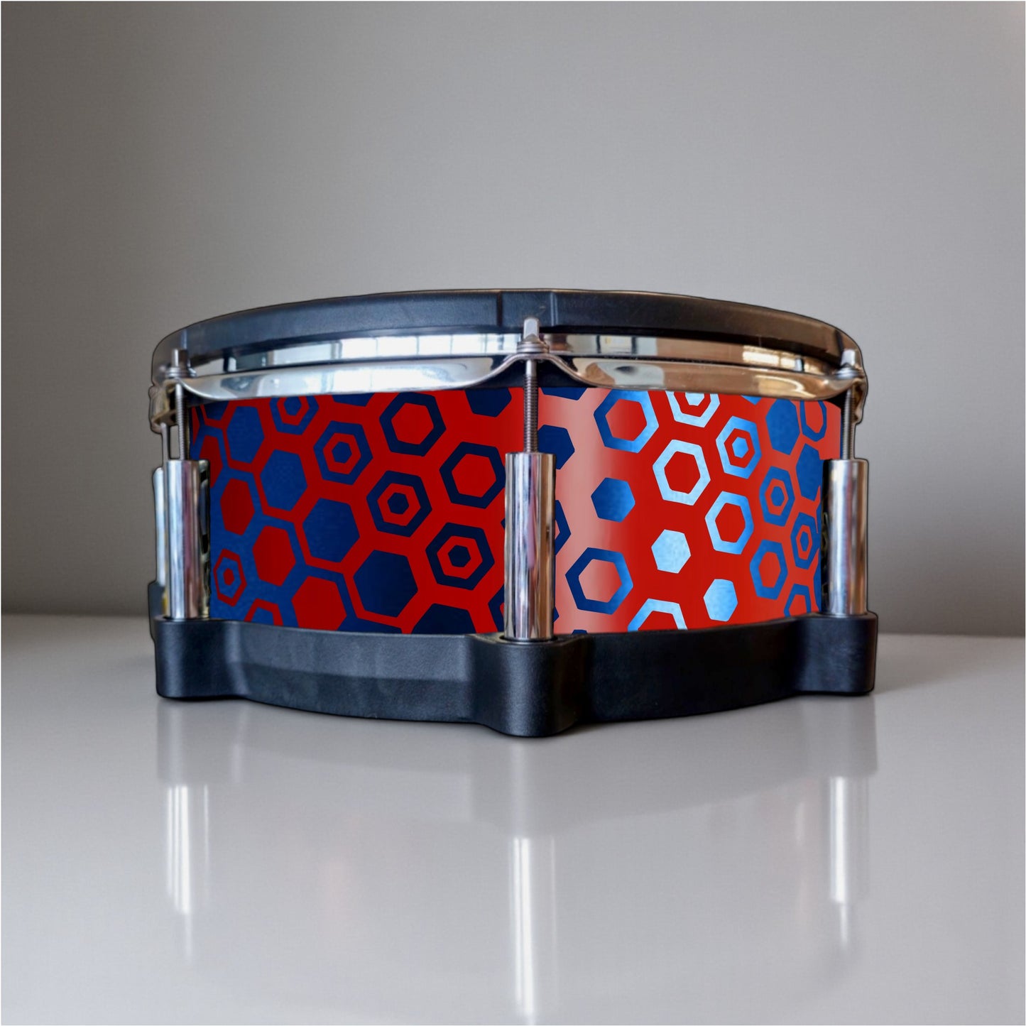 Hexagonal Fade Drum Wrap