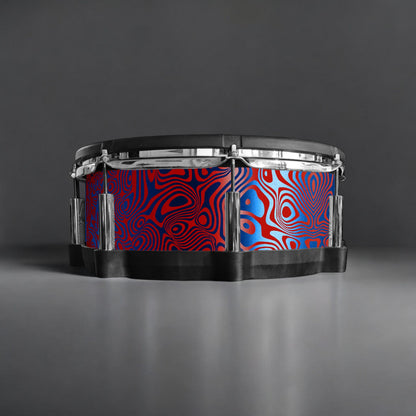 Psychedelic Swirl Drum Wrap