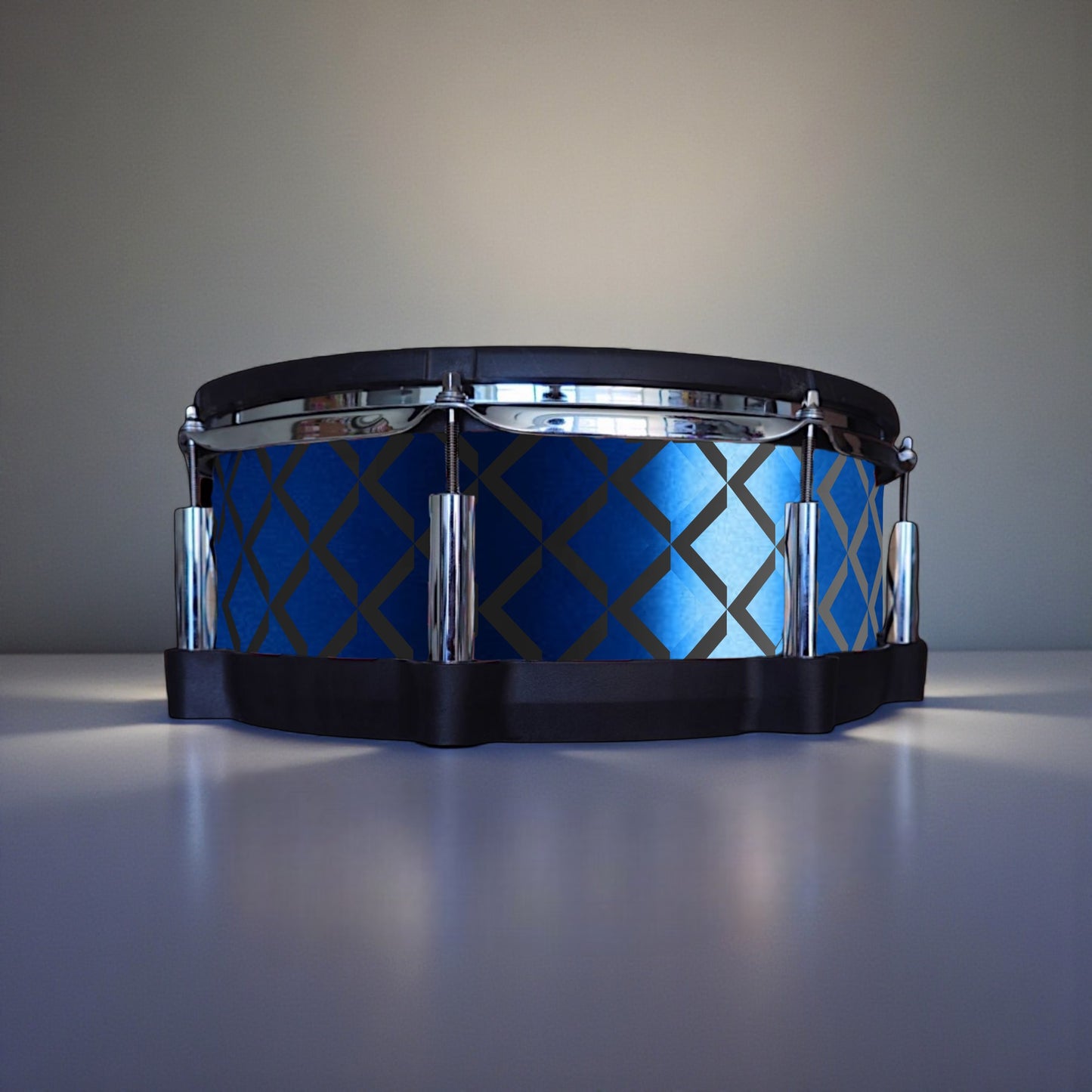 3D Tile Drum Wrap (Black Base)