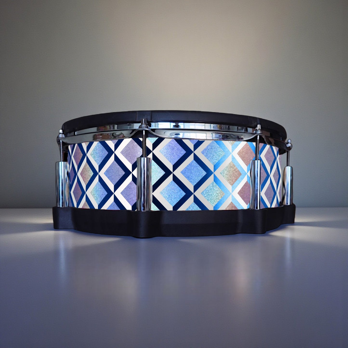 3D Tile Drum Wrap (White Base)